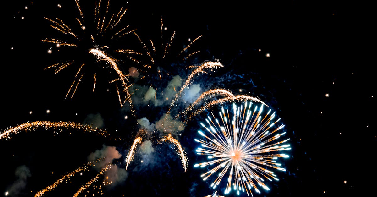 découvrez l'émerveillement des feux d'artifice : un spectacle époustouflant de lumières et de couleurs qui illumine le ciel. parfait pour célébrer toutes vos occasions spéciales!
