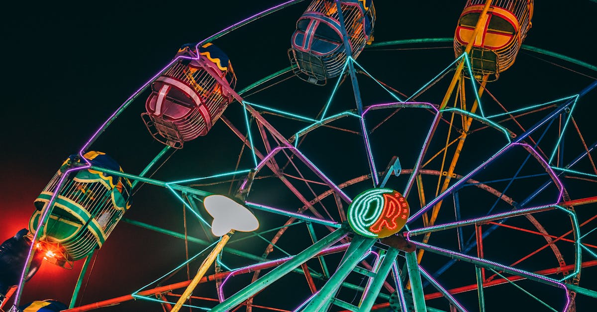 découvrez l'attrait fascinant de la grande roue, un emblème de la beauté et de l'amusement. montez à bord et admirez des panoramas à couper le souffle tout en ressentant l'adrénaline d'un tour au sommet.